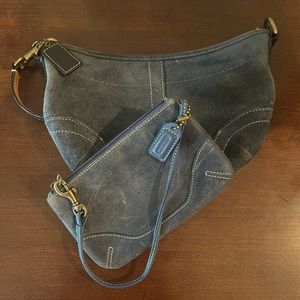 Coach bag and matching wristlet